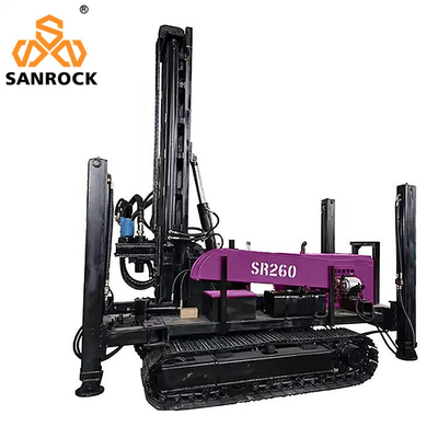 Crawler Water Well Drilling Rig Hydraulic Borehole Drill Machine With 3.0m Drill Rod