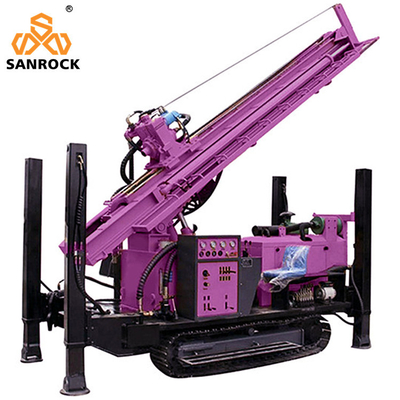 70KW Crawler Water Well Drilling Rig Hydraulic Borehole Deep Water Well Drilling Machine