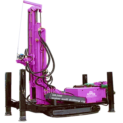 Portable Hydraulic Water Well Drilling Rig Rotary Borehole Water Drilling Machine