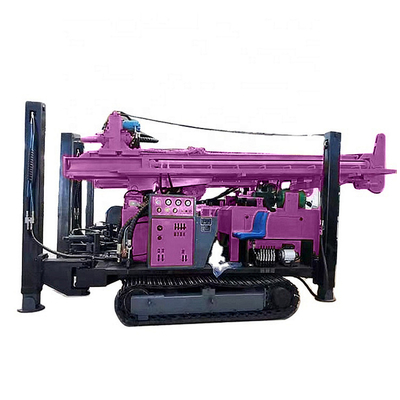 70KW Crawler Water Well Drilling Rig Hydraulic Borehole Deep Water Well Drilling Machine