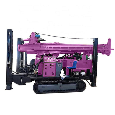 Drill Rod Diameter 76mm 89mm Crawler Water Well Drilling Rig Machine 4000×1850×2300mm
