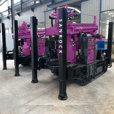 Crawler Water Drilling Machine for Deep Water Well Drilling Equipment 6300×2300×2650mm
