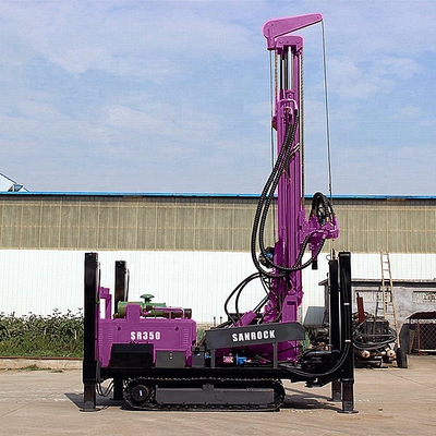 350m Depth Crawler Water Well Drilling Rig Hydraulic Portable Water Well Drill Machine