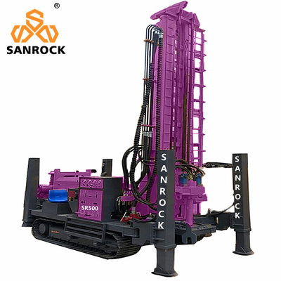 Deep Water Well Drilling Equipment Bore Hole 500m Hydraulic Water Drilling Machine