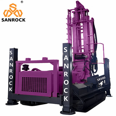 Deep Water Well Drilling Equipment Bore Hole 500m Hydraulic Water Drilling Machine