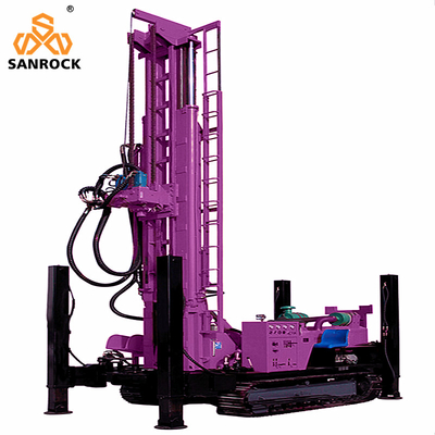 Crawler Water Drilling Machine for Deep Water Well Drilling Equipment 6300×2300×2650mm
