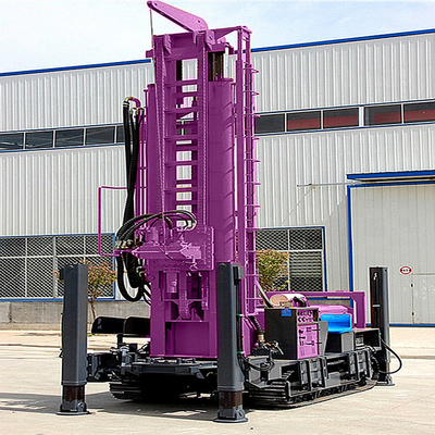 Crawler Water Drilling Machine for Deep Water Well Drilling Equipment 6300×2300×2650mm