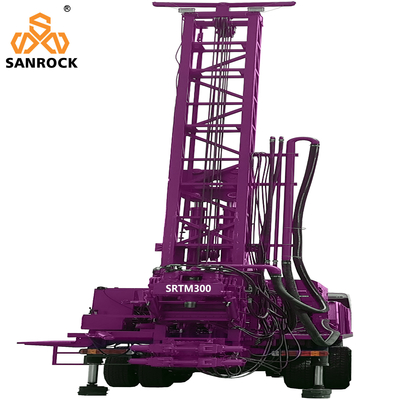 Truck Mounted Water Well Rig Bore hole 600m Deep Water Well Drilling Rig With Compressor