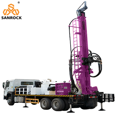Hydraulic Truck Mounted Water Well Drilling Rig Multifunctional Water Well Drill Machine