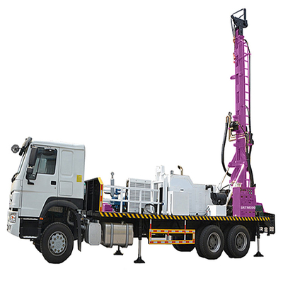 Deep Water Well Drilling Machine Hydraulic Borehole Truck Mounted Water Well Drill Rig