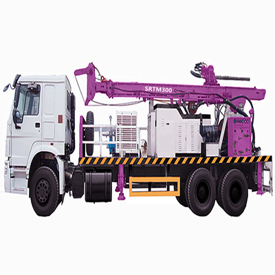 Truck Mounted Water Well Drilling Rig With Mud Pump Deep 300m Hydraulic Water Well Rig