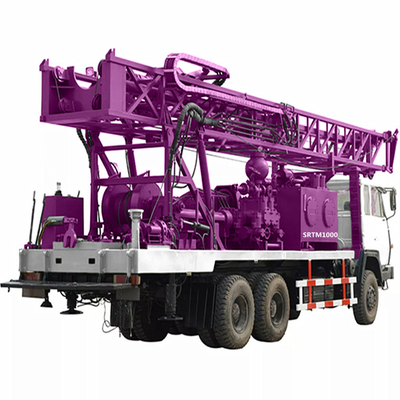Rotary Bore Hole Truck Mounted Water Well Drilling Rig Full Hydraulic Water Well Rig