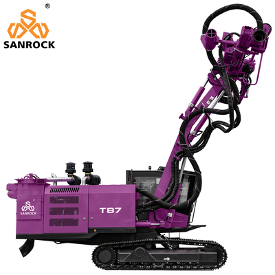 Crawler Top Hammer Drill Rig Hydraulic DTH Drilling Rig With Automatic Rod Changing System
