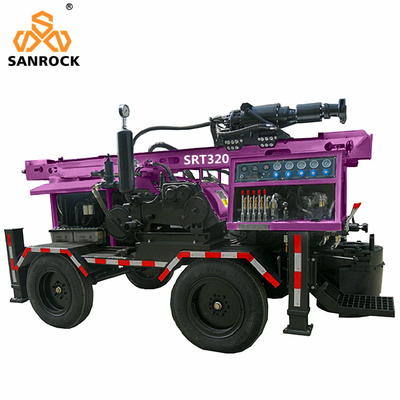 260m Water Well Drilling Machines Trailer Mounted Hydraulic Water Well Drilling Equipment