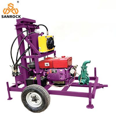 Portable Water Well Drilling Rig Hydraulic Small Water Well Drilling Equipment