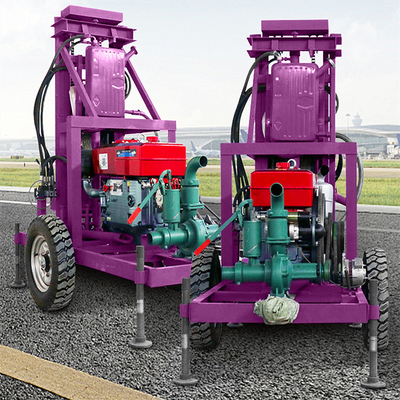 Hydraulic Water Well Drilling Rig Depth 150m Portable Drilling Rig Small Water Well Drilling Machine