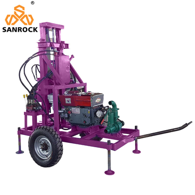 Hydraulic Portable Water Drilling Machine Rotary Drilling Rig for Small Water Wells 700*700*2500mm