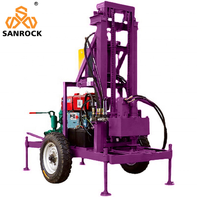 Borehole Water Drilling Rig Deep 100m Portable Hydraulic Water Well Drilling Rig