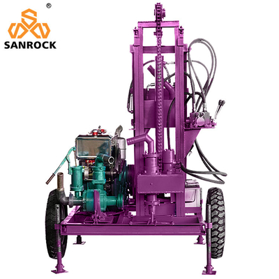 Water Well Drilling Machine Hydraulic Bore Hole Mobile Water Drilling Rigs