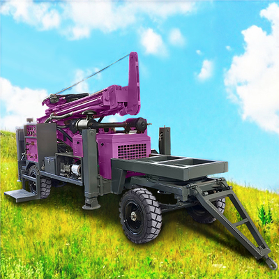 200mm Deep Water Well Drilling Rig Portable Trailer Mounted Water Well Drilling Machine