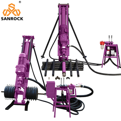 Underground  DTH Drilling Machine 360 Degrees Blast Hole Drilling Equipment Small Drilling Rig