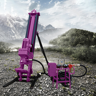 Mining Rock Drilling Rig Portable Hydraulic Pneumatic Rotary Blas Thole Drill Rig