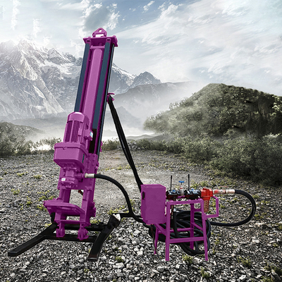 Portable Bucket DTH Drilling Rig Machine Hydraulic Rotary Borehole Drilling Equipment