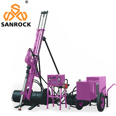 Portable Bucket DTH Drilling Rig Machine Hydraulic Rotary Borehole Drilling Equipment