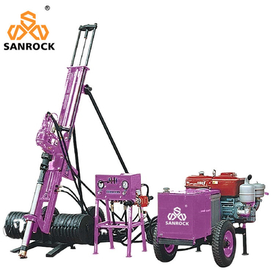 Portable Bucket DTH Drilling Rig Machine Hydraulic Rotary Borehole Drilling Equipment