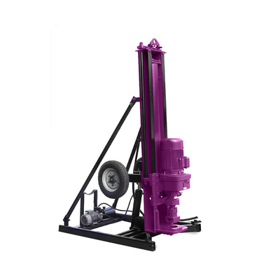 Hydraulic Bore Hole Rock Drilling Rig 50m Depth Mining Pneumatic Portable Drilling Rig