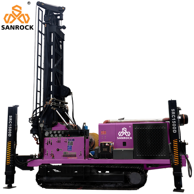 Rotary Core Drilling Rig Equipment Exploration Depth 1500m Hydraulic Core Drilling Rig