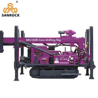 Diamond Core Drill Rig With Mud Pump Exploration Depth 350m Hydraulic Core Drilling Rig