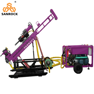 Tunnel Core Drilling Rig Geotechnical Exploration Borehole Portable Core Drilling Rig