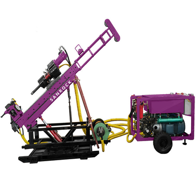 Exploration Core Drilling Rig Equipment Portable Hydraulic Tunnel Core Drilling Rig