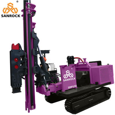 Pile Driving Rig Portable Solar Piling Machinery Hydraulic Diesel Pile Driver Machine