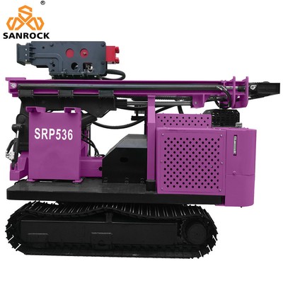 Portable Pile Driver Hydraulic Vibration Piling Machine Solar Screw Pile Driver Machinery