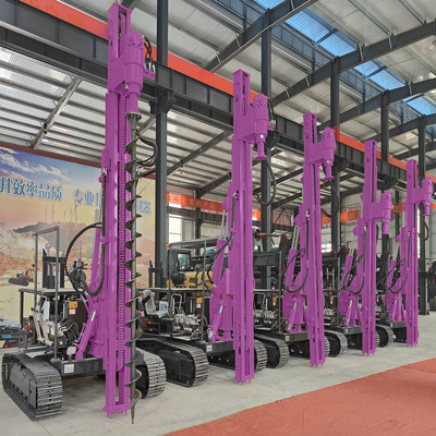 Ground Pile Driver Machine Highway Guardrail Piling Machinery Hydraulic Solar Pile Driver
