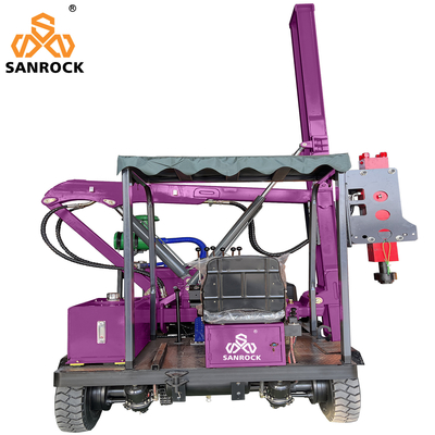 Mini Pile Driving Machine Guardrail Pile Drilling Equipment Vibration Hammer Pile Driver