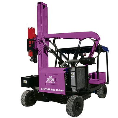 Mini Pile Driving Machine Guardrail Pile Drilling Equipment Vibration Hammer Pile Driver