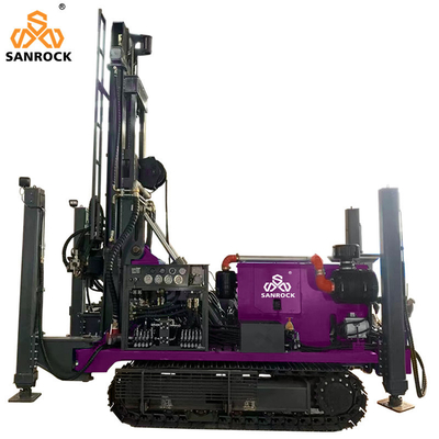 Crawler Water Well Drilling Rig Equipment Rotary Borehole Hydraulic Water Drilling Rig
