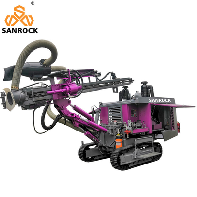 Hard Rock Borehole Drilling Rig Hydraulic DTH Drilling Machine Crawler Drilling Rig