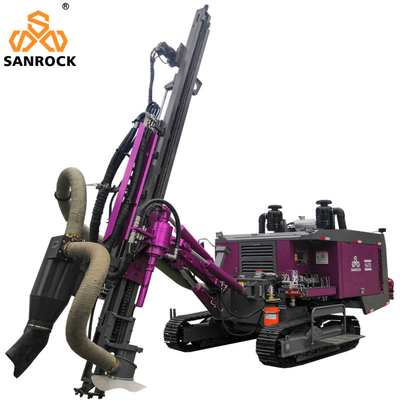 Hard Rock Borehole Drilling Rig Hydraulic DTH Drilling Machine Crawler Drilling Rig