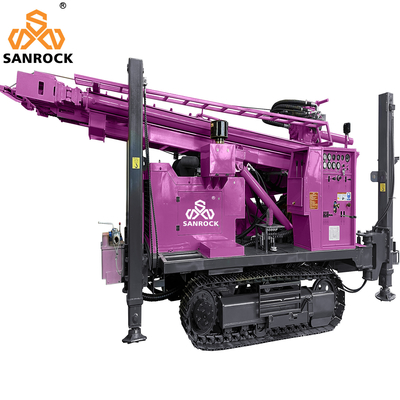 Crawler Water Well Drilling Rig Machine Hydraulic Deep Water Well Drilling Equipment