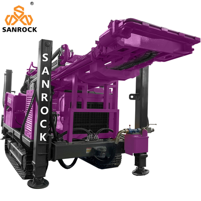 Deep Water Well Drilling Rig With Mud Pump Hydraulic Portable Water Well Drilling Rig