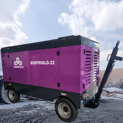 Mining 22 Bar High Pressure Portable Screw Air Compressor Machine