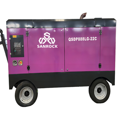 Rotary Screw Air Compressor Power 221 KW Low Noise Screw Air Compressor Machine