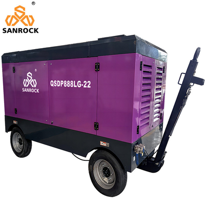 Mining 22 Bar High Pressure Portable Screw Air Compressor Machine