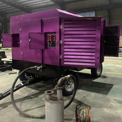 Portable Screw Air Compressor Machine Power 194kw Mining Screw Air Compressor Diesel Air Compressor