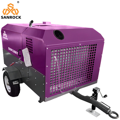 Mining Diesel Screw Air Compressor Portable Industrial Rotary Screw Type Air Compressor