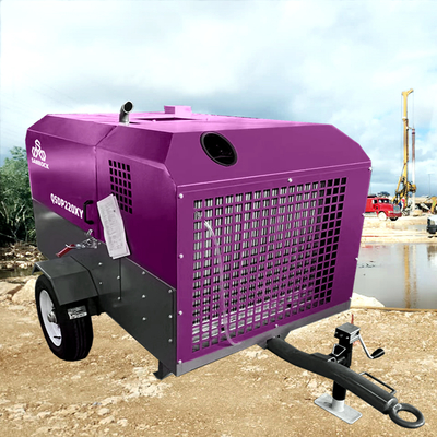Mini Rotary Screw Air Compressor Machine Pressure 10bar Mining Portable Screw Air Compressor Price
